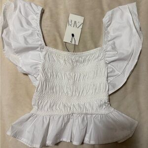 Zara Flounce Top